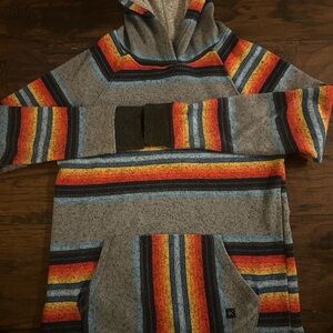 Vibrant Striped Men's Hoodie Sweater
